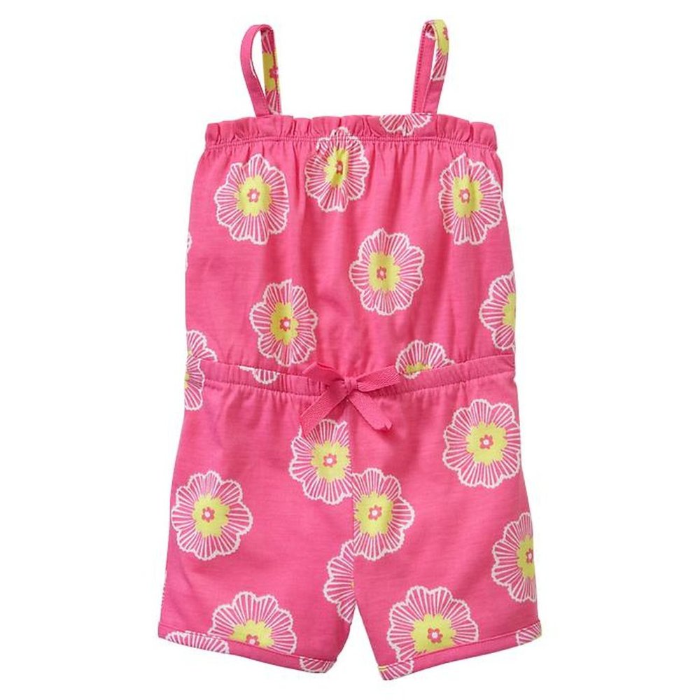 girls pajamas HULA Hawaiian tropical flower hibiscus PJs Baby Gap